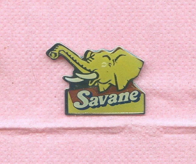 pins elephant savane a266, Envoi, Utilisé, Animal et Nature, Insigne ou Pin's