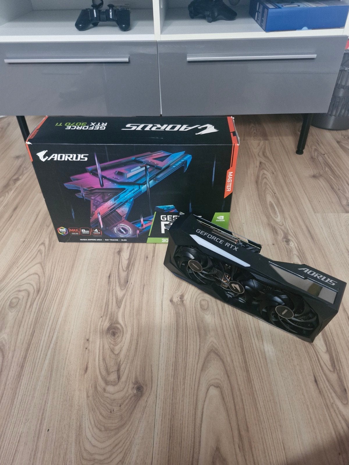 Aorus Rtx 3070 TI Master, Informatique & Logiciels, Cartes vidéo, Enlèvement, Utilisé, GDDR6, Nvidia