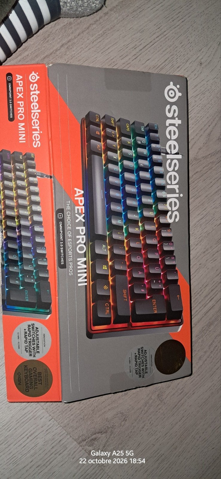Apex Pro Mini Gen 3, Azerty, Ophalen of Verzenden, Zo goed als nieuw, Steelseries
