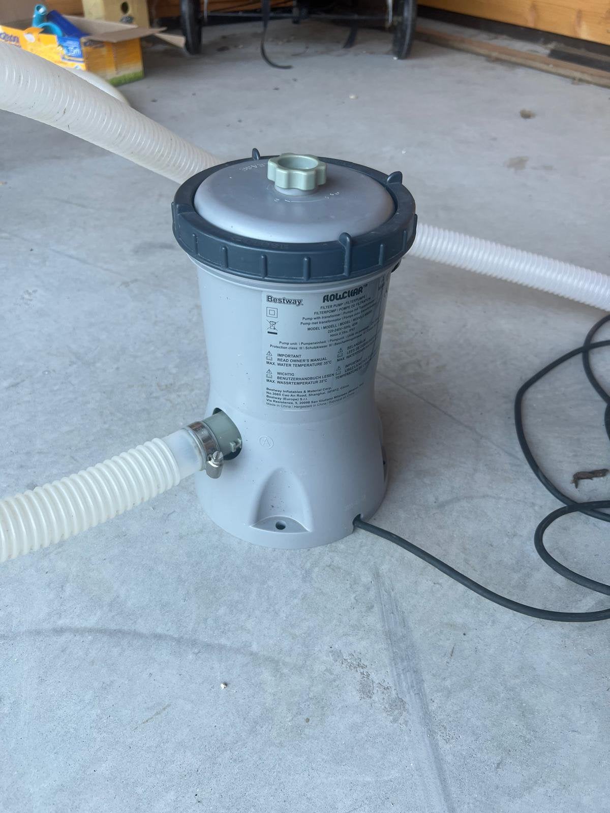 Bestway Zwembadfilterpomp, Tuin en Terras, Ophalen, Zo goed als nieuw, Filter