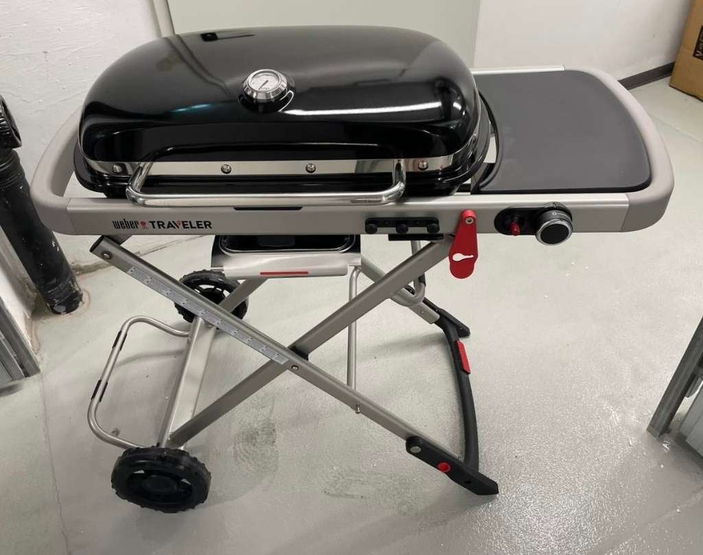 Weber Traveler gasbarbecue, Tuin en Terras, Ophalen of Verzenden, Zo goed als nieuw, Weber