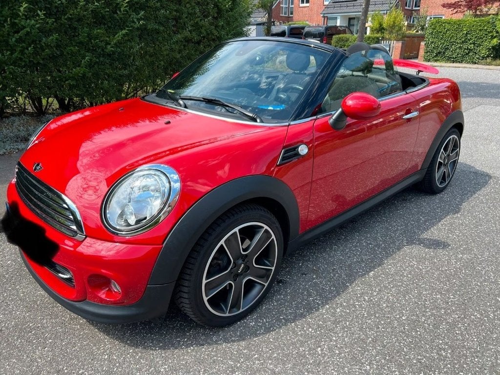 Mini Roadster uit 2012, Auto's, Mini, Euro 5, Stof, Zwart, 4 cilinders