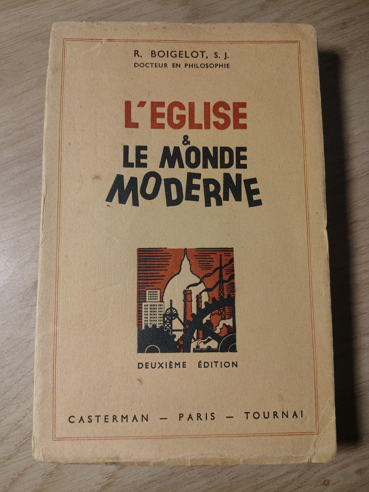 l'Eglise & Le Monde Moderne Deuxième Edition Cover Hergé, Enlèvement ou Envoi