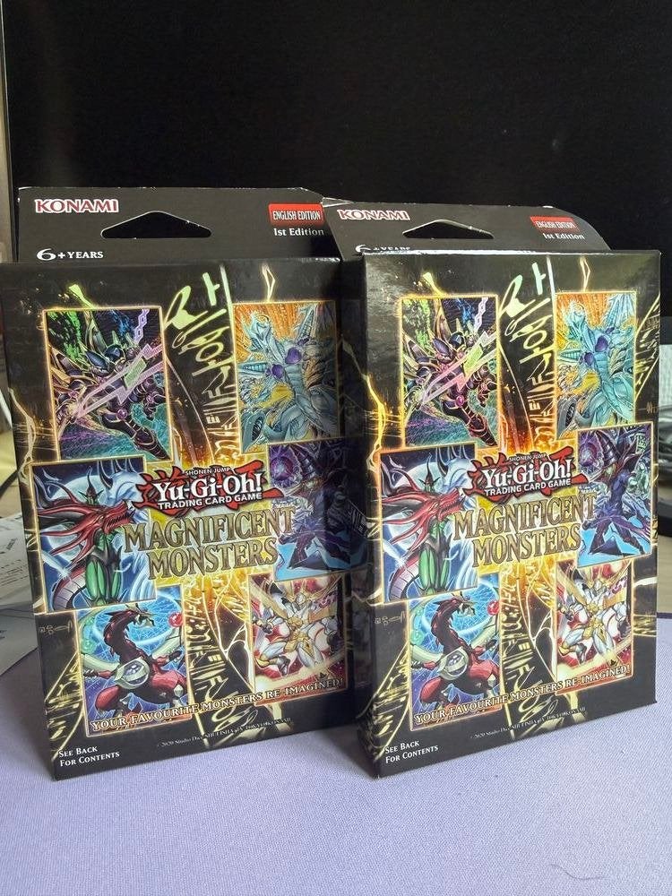 Lot 2 Yu-Gi-Oh Magnificent Monsters Tuckbox 1st Ed ANGLAIS, Ophalen, Nieuw, Booster