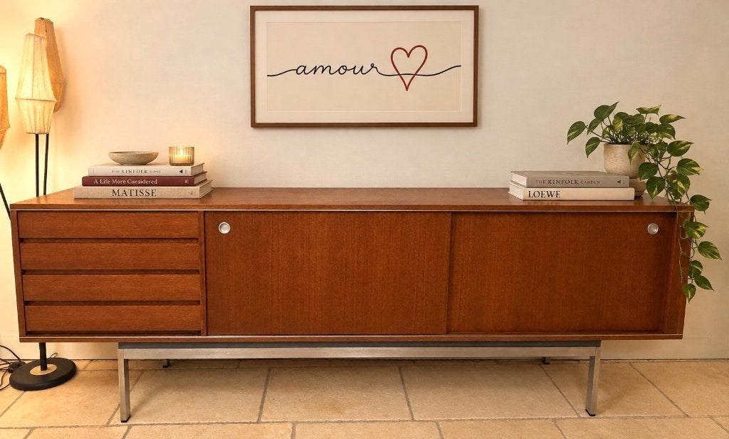 Enfilade Vintage, 25 à 50 cm, 200 cm ou plus, Moins de 100 cm, Autres essences de bois