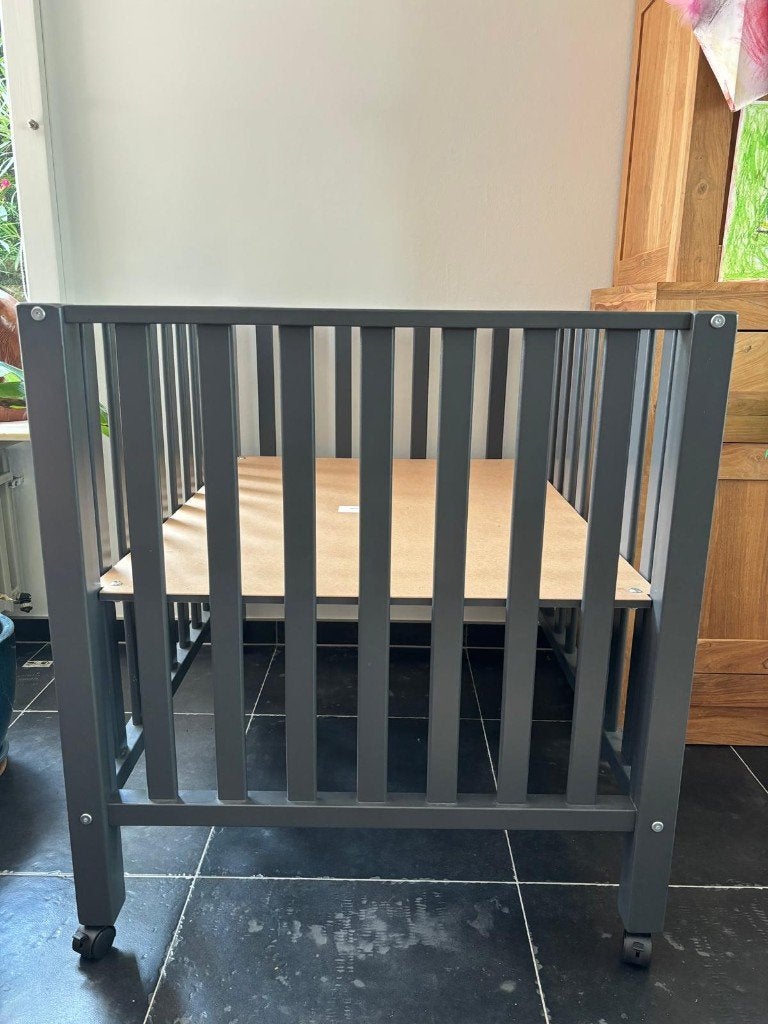 Park/box voor baby Quax anthraciet, Ophalen, Gebruikt, Rechthoekig, In hoogte verstelbaar