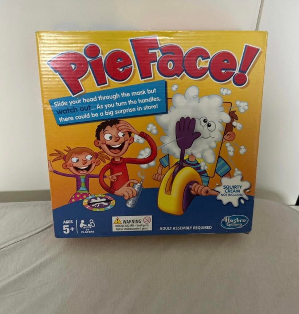 Jeu de société Pie Face, Drie of vier spelers, Ophalen, Zo goed als nieuw