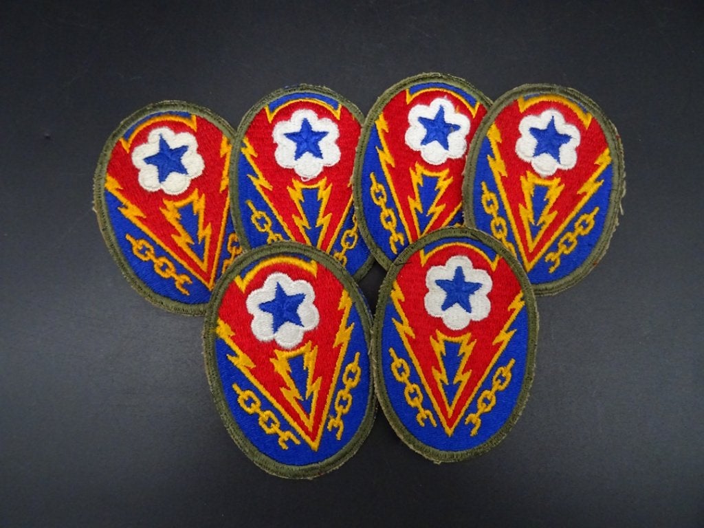 Patch ETO américain wo2, Enlèvement ou Envoi, Armée de terre, Emblème ou Badge