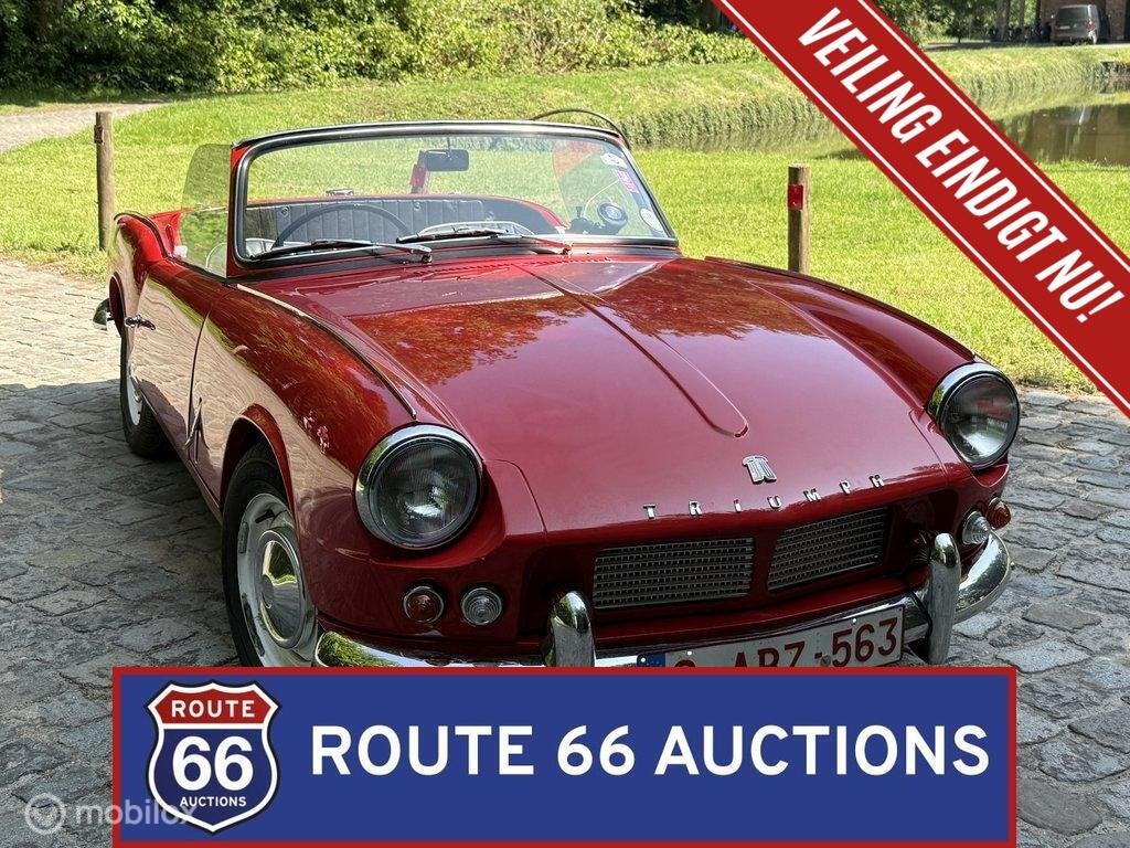 Triumph Spitfire 4 Mk1 | 1963 | Route 66 Auctions, Autos, Oldtimers & Ancêtres, Achat, Entreprise, Boîte manuelle, Triumph