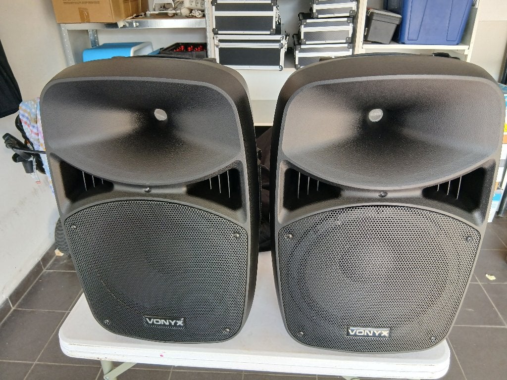 Actieve speakers Vonyx, TV, Hi-fi & Vidéo, Kit d'enceintes, Comme neuf, Enlèvement, 150 watts ou plus