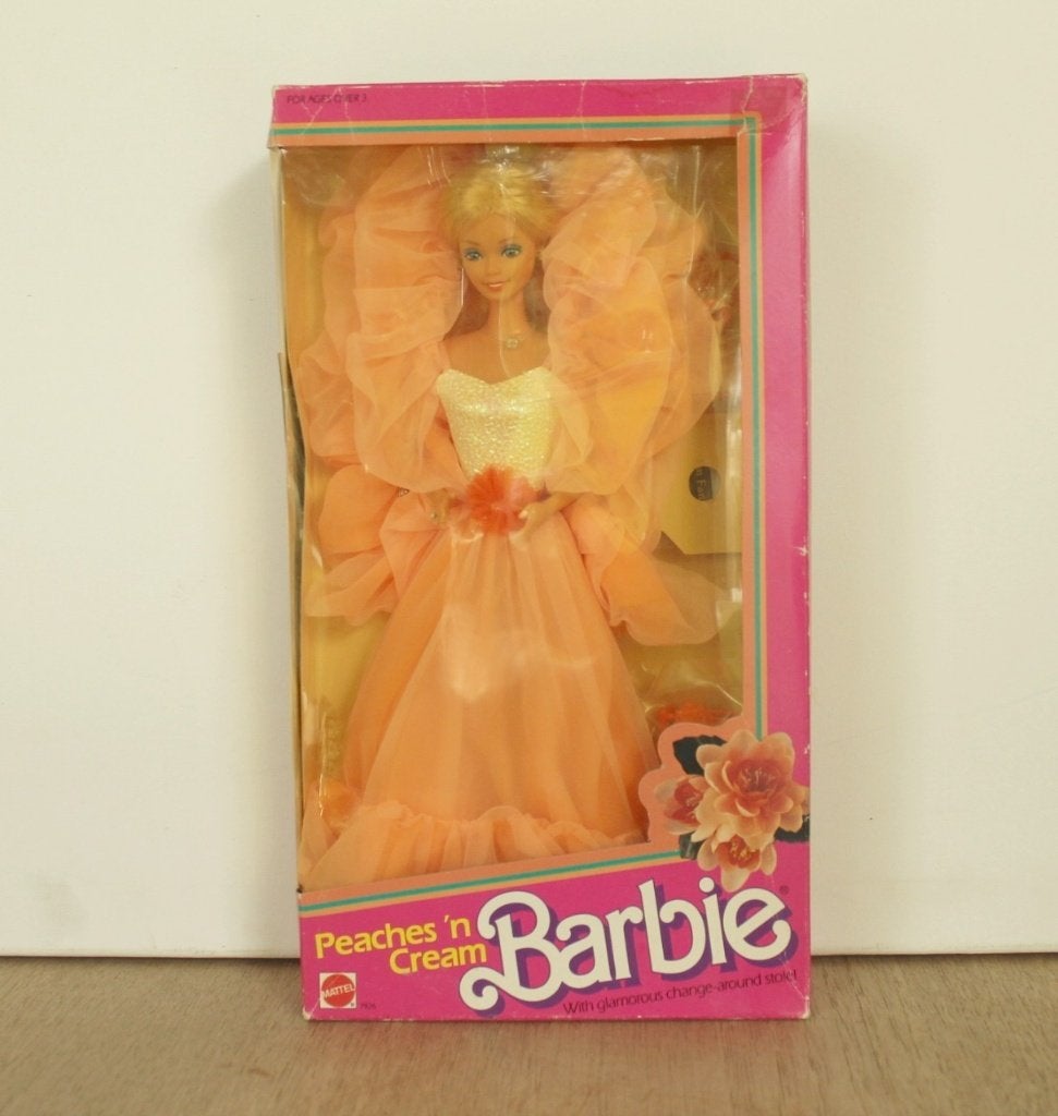 Barbie Peaches 'n Cream, NRFB, n7926 - année 1984, Collections, Jouets, Neuf, Enlèvement ou Envoi