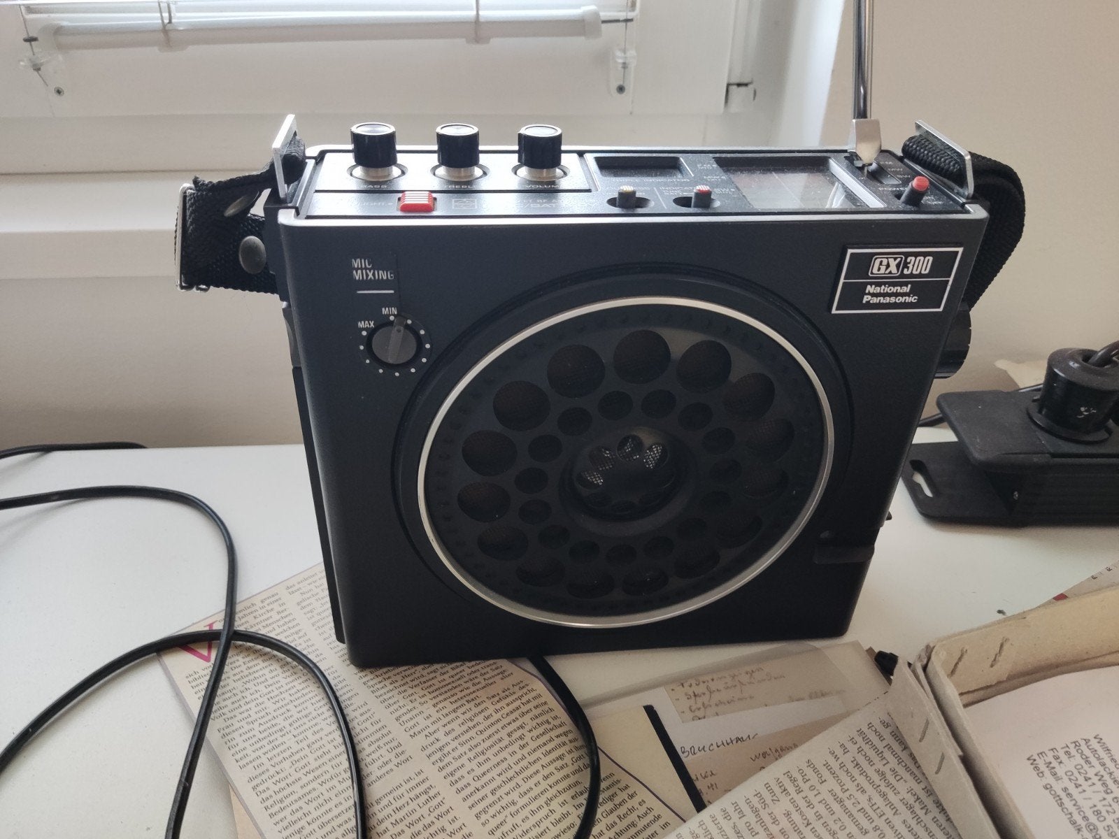 Radio mobile - vintage, Enlèvement