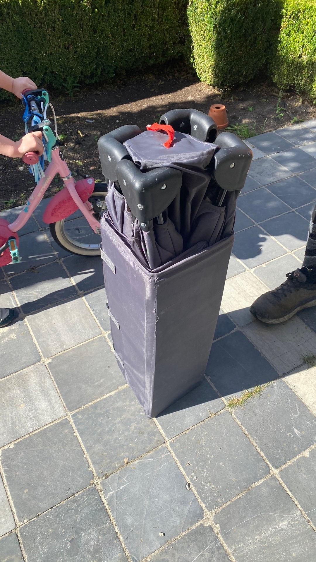 Reisbed quax nijlpaard, Ophalen, Gebruikt, Reisbedje