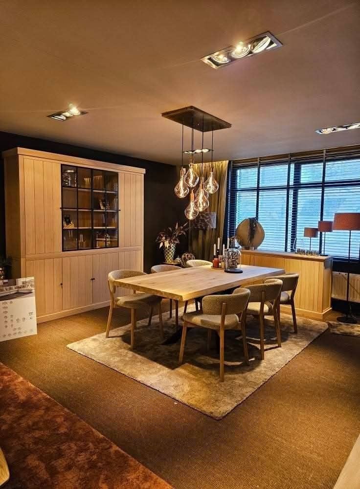 Eiken eetkamer alles apart te verkrijgen, Huis en Inrichting, Complete inboedels, Ophalen
