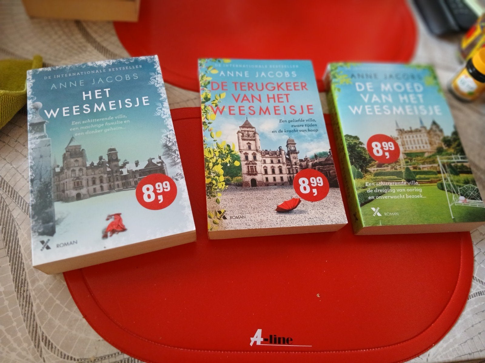 Anne jacobs het weesmeisje 2euro per biek, Ophalen