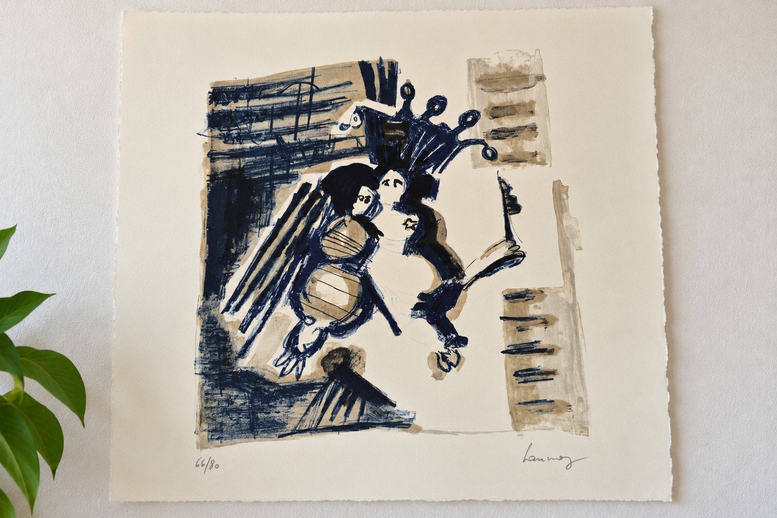 gravure de René Lannoy, Antiquités & Art, Numéroté, Enlèvement ou Envoi, Gravure