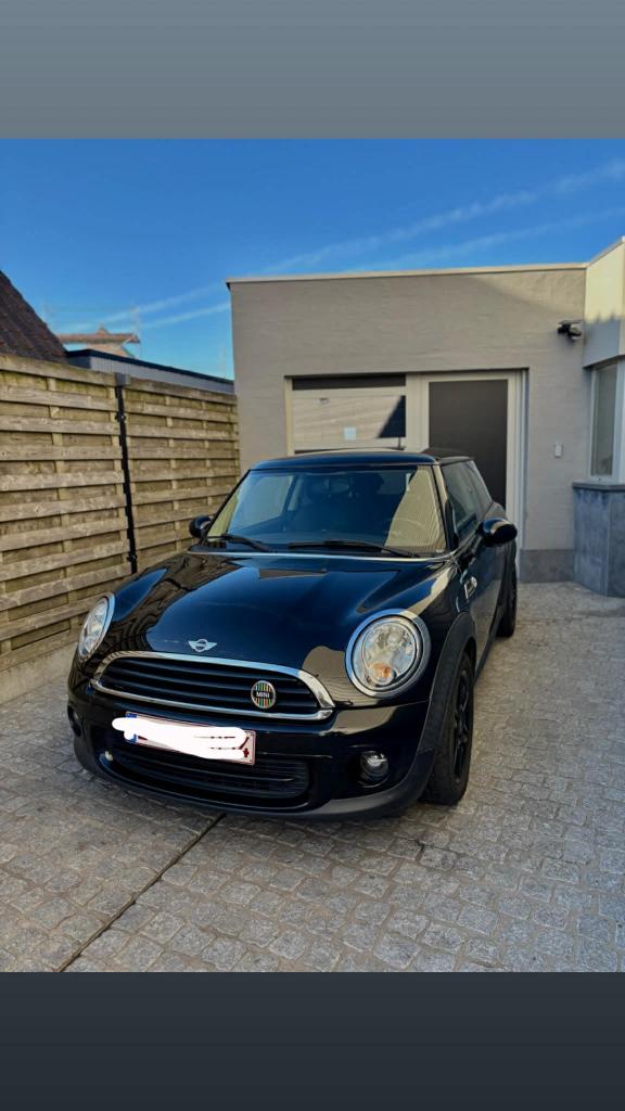 MINI One-benzine-18/12/2013-75 pk, Auto's, Stof, Zwart, Particulier, 3 deurs