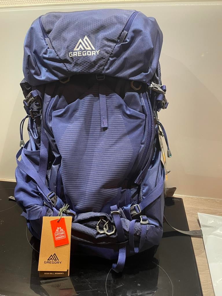 Trekking rugzak Deva pro 80, Ophalen, Nieuw, Rugzak