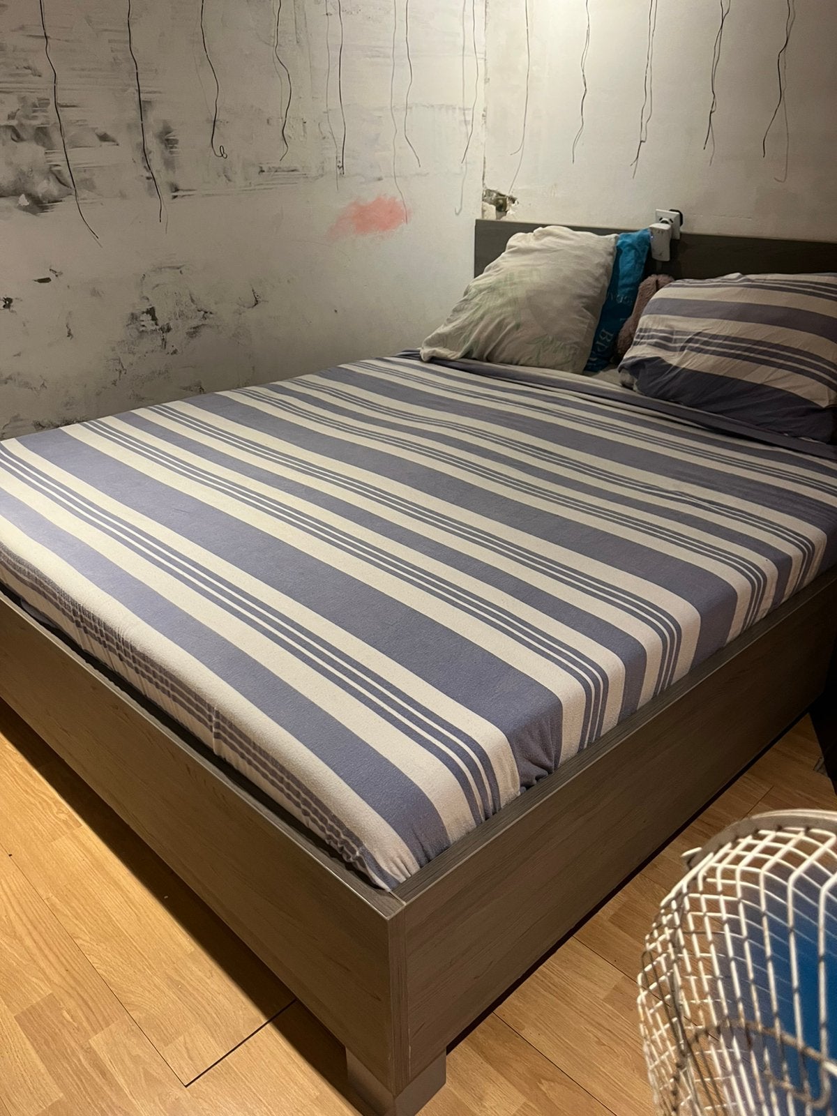 Bed 160x200 cm, Huis en Inrichting, Slaapkamer | Complete slaapkamers, Ophalen, Gebruikt, Tweepersoons
