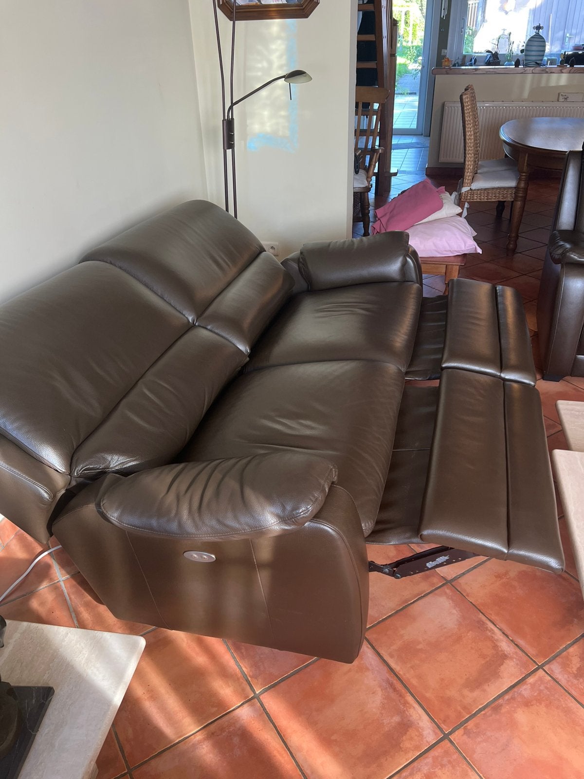 Mooie verstelbare salon (3 plus 1 zit), Ophalen, Minder dan 75 cm, 150 tot 200 cm, Driepersoons