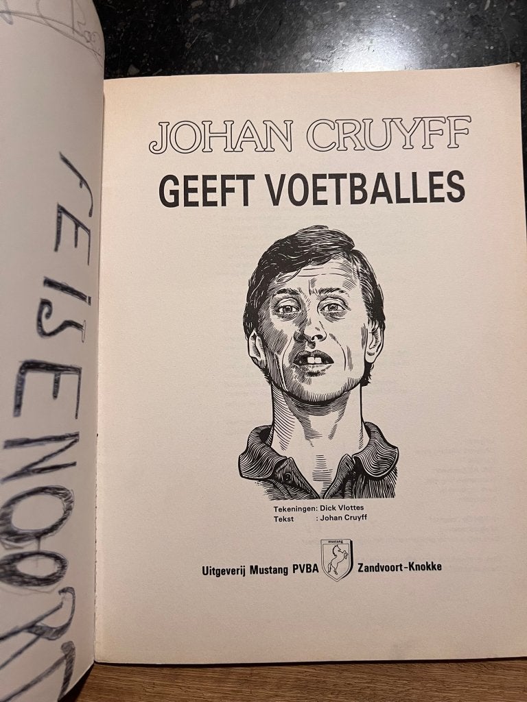 Johan Cruyff geeft voetballes strip, Gebruikt, Geen idee, Ophalen of Verzenden, Geen idee