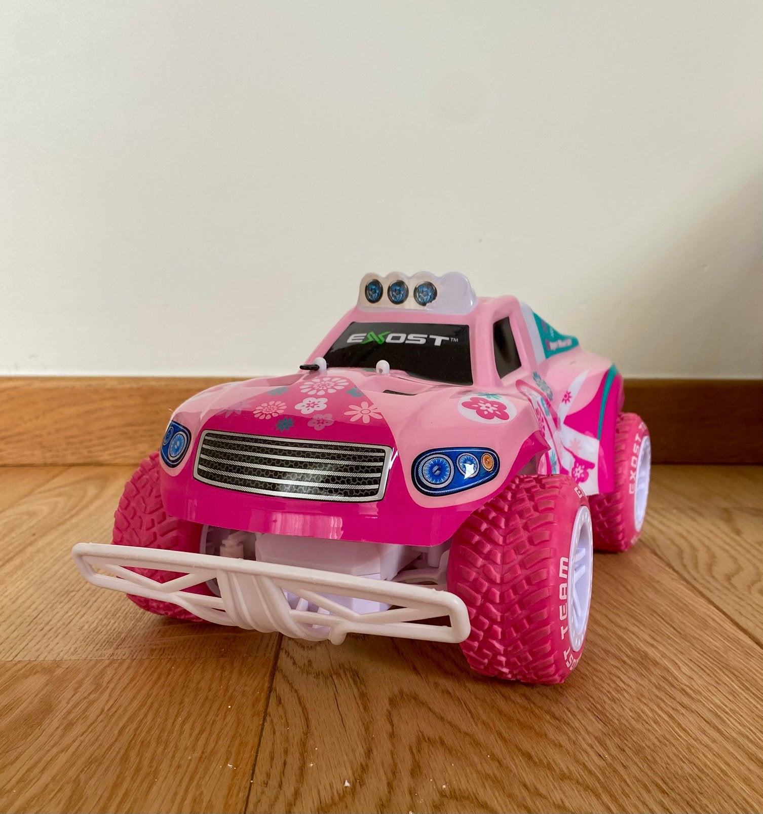 Roze racewagen met afstandsbediening, Enlèvement, Comme neuf, Télécommande