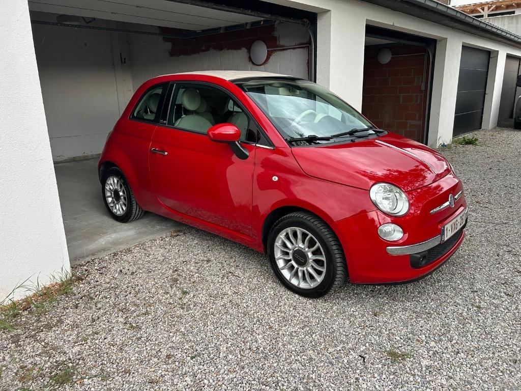 Fiat 500 gekeurd, Autos, Fiat, Rouge, Euro 5, Boîte manuelle, Particulier