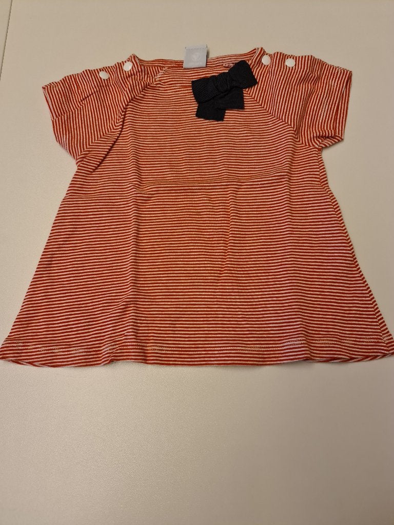 rood t-shirt Mt 86 Petit Bateau, Kinderen en Baby's, Babykleding | Maat 86, Ophalen, Zo goed als nieuw