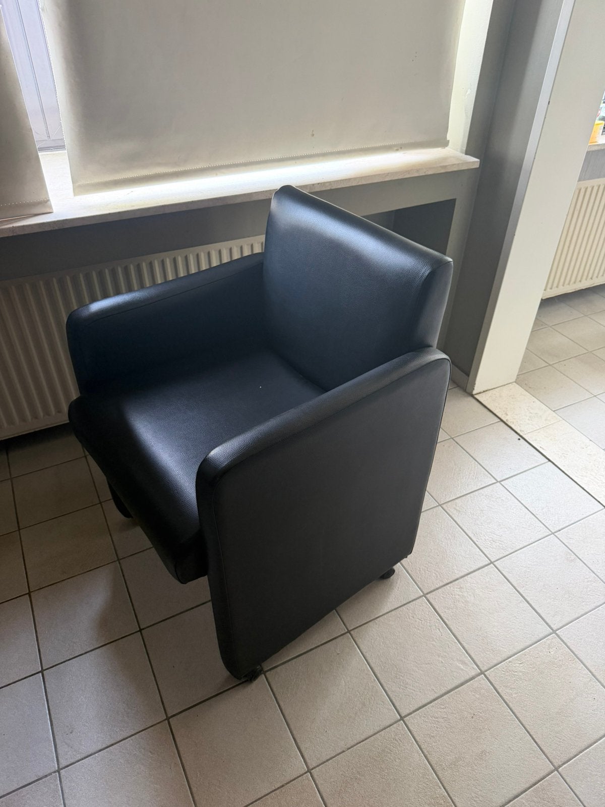 6 fauteuils en cuir, Enlèvement, Comme neuf