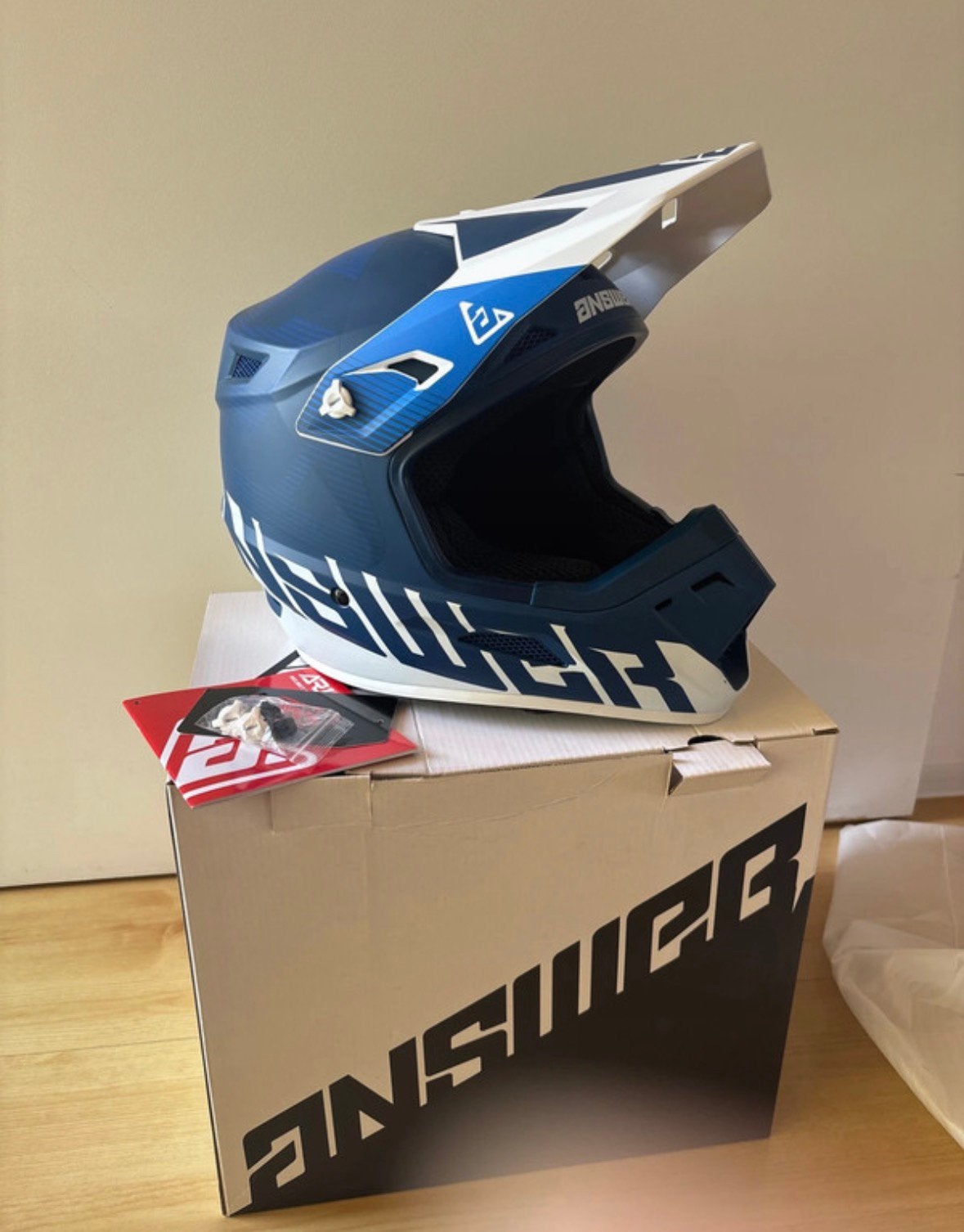 Helm kind - motorcross, Motoren, XS, Kinderen, Offroadhelm, Tweedehands