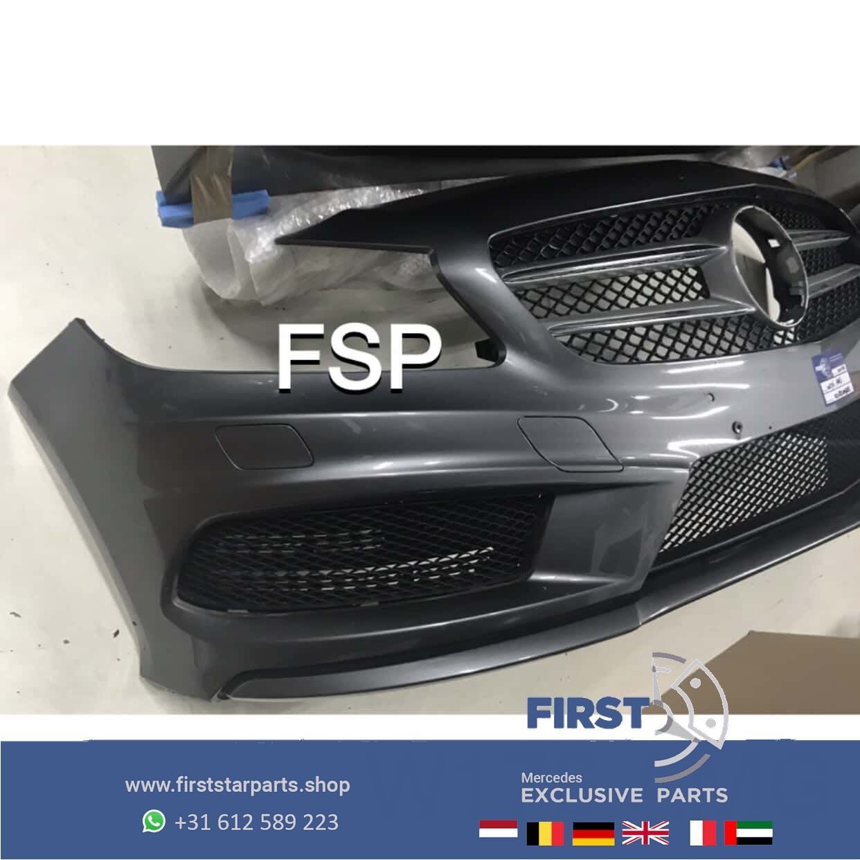 W176 AMG VOORBUMPER PRE FACELIFT Mercedes A Klasse 2012-2018, Gebruikt, -, Voor, Ophalen of Verzenden