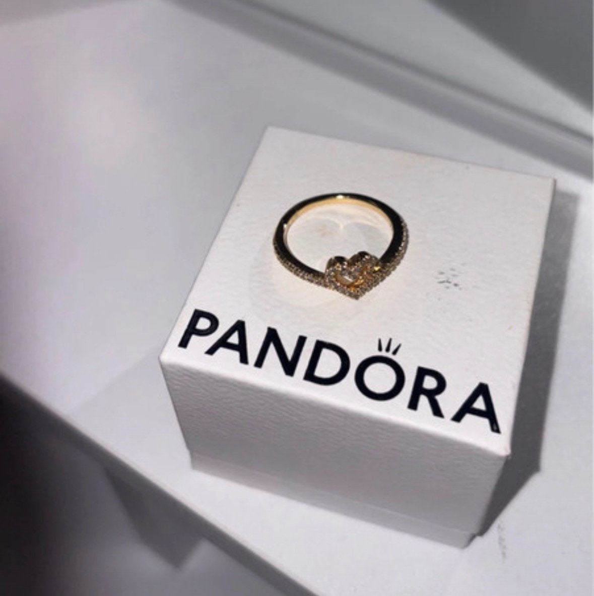 Pandora ring, Handtassen en Accessoires, Ophalen, Zo goed als nieuw, Pandora