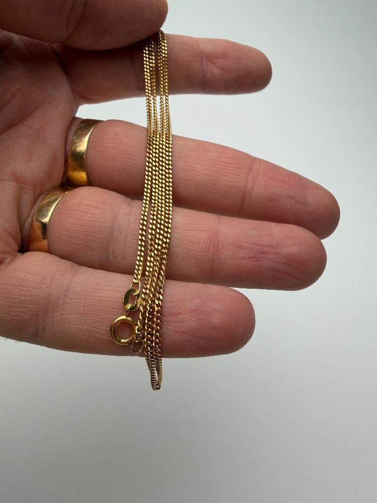Gold chain 18 karaat met 750 gestapeld, 5.40gr, Ophalen, Goud
