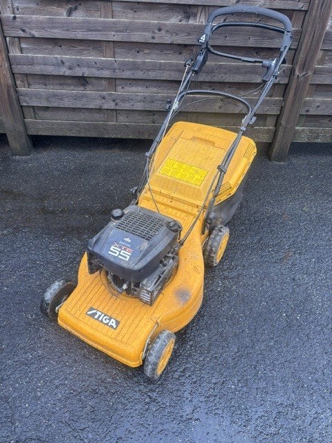 grasmaaier benzine zelftrekker STIGA 5,5pk 53cm 4 speed, Enlèvement, Vitesses