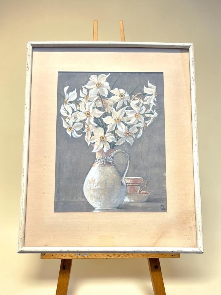 Peinture attribuée à Cécile Caullet – fille d’Albert Caullet, Enlèvement