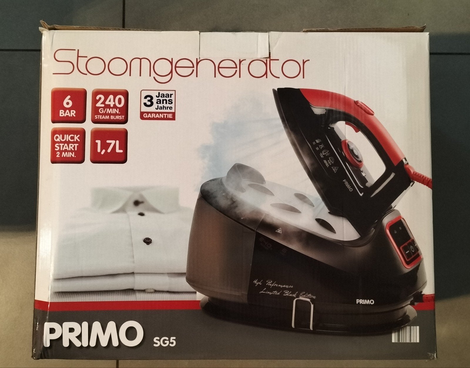 fer à vapeur Primo NOUVEAU, Electroménager, Neuf, Fer à repasser avec cordon, Primo, Enlèvement