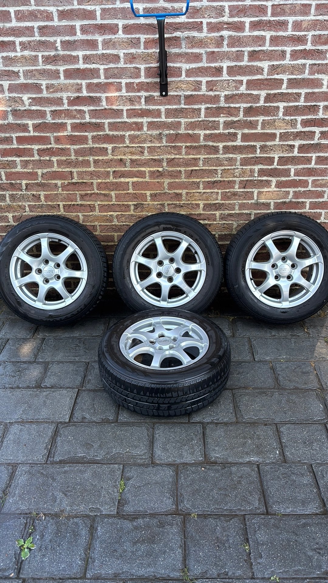 Set alu velgen 15 inch 5*112, Auto-onderdelen, Banden en Velgen, Ophalen, 15 inch, Velg(en)