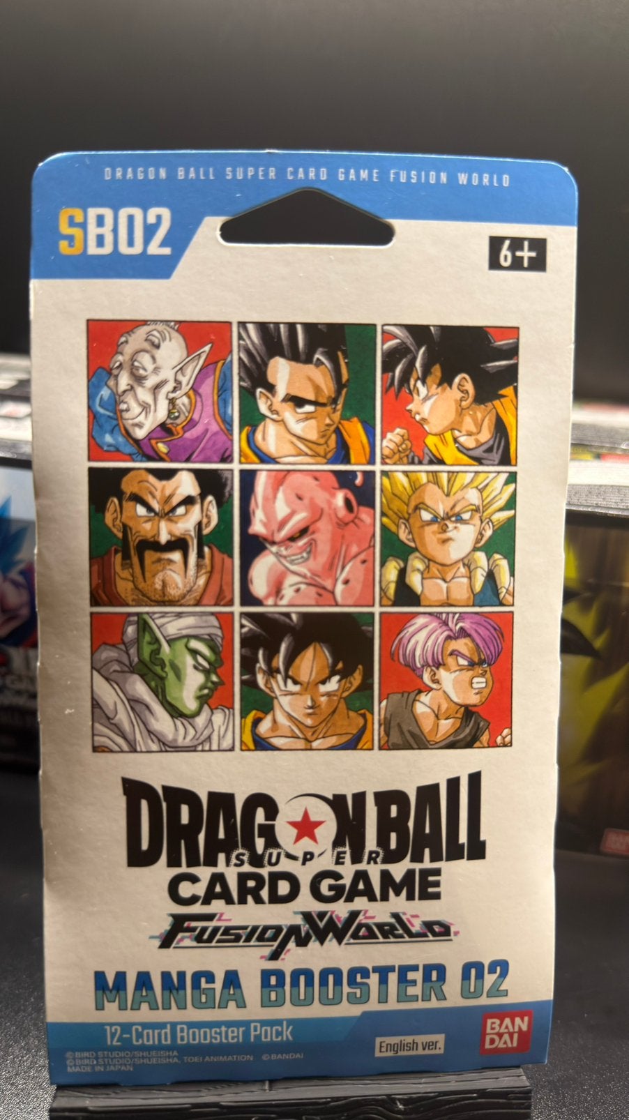 Dragon Ball fusion world Sleeved SB02 manga booster pack, Enlèvement, Comme neuf, Booster