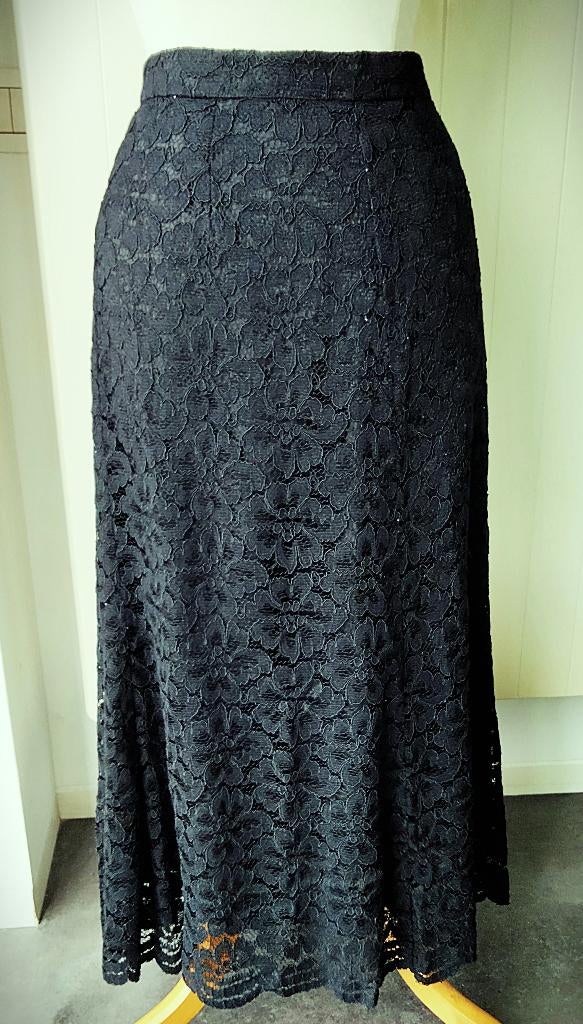 Très Belle Jupe NOIRE  dentelle  PETER BERAUD Taille : 40/42, Taille 38/40 (M), Comme neuf, PETER  BERAUD, Enlèvement