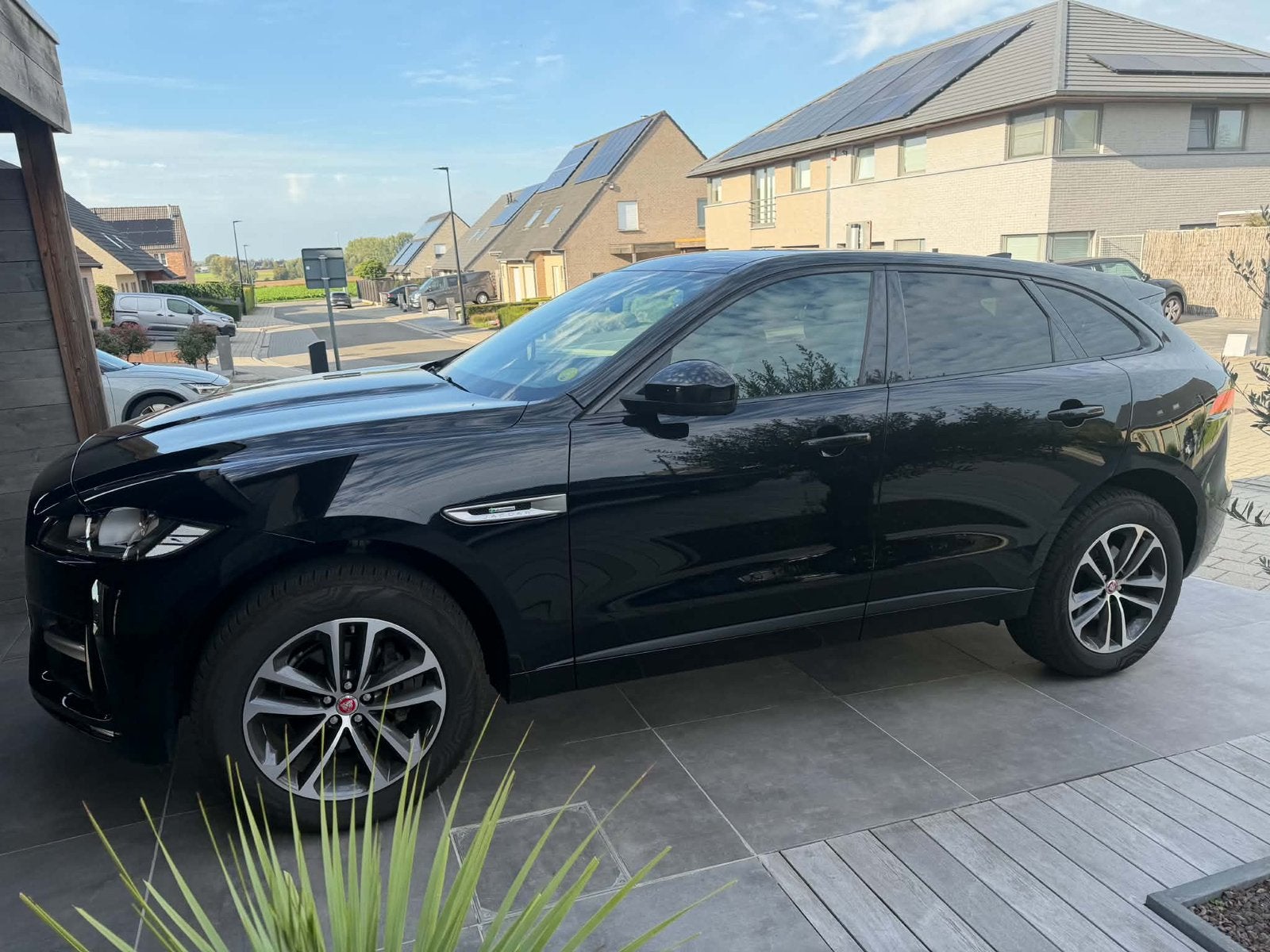 Jaguar F-Pace 2.0 R-Sport Diesel bj 2019 82300km, Auto's, Automaat, Leder en Stof, Zwart, Diesel