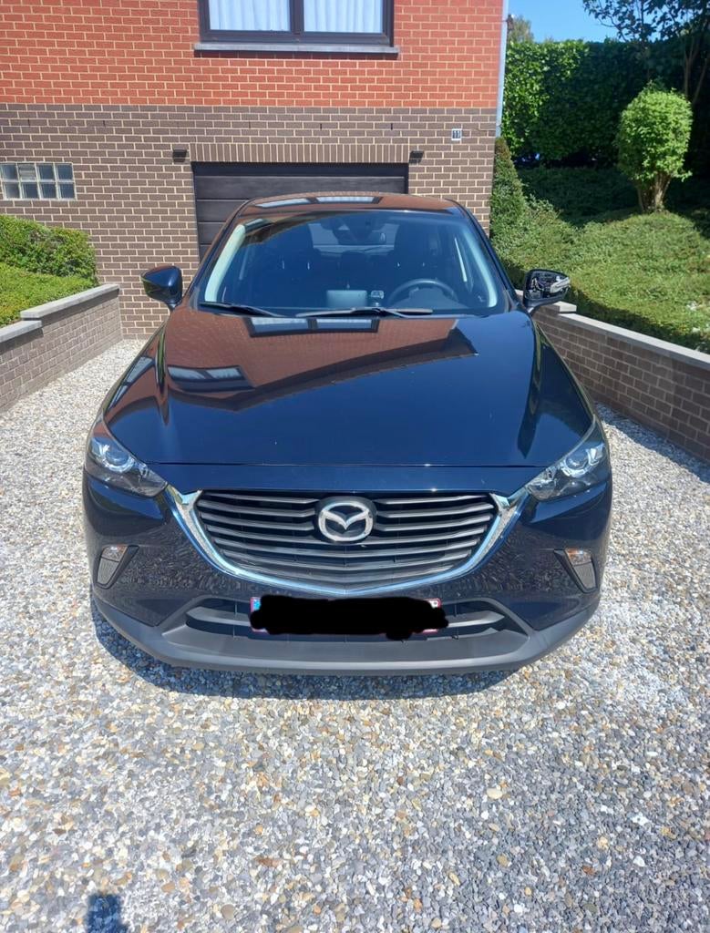 Mazda CX3 Skyactiv-D 102.000km, Auto's, Euro 5, Zwart, Blauw, 5 deurs