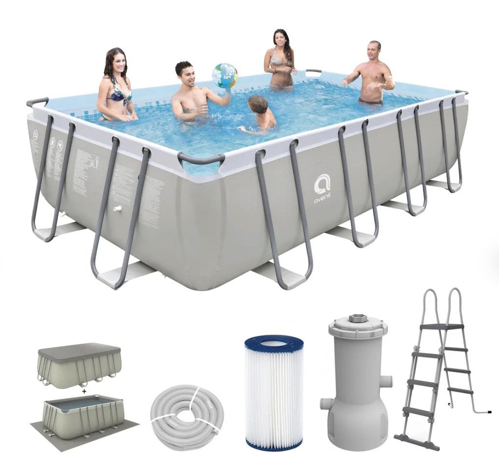 zwembad - nog in ongeopende doos - met garantie, Tuin en Terras, Rechthoekig, Ophalen, 120 cm of meer, 300 cm of meer