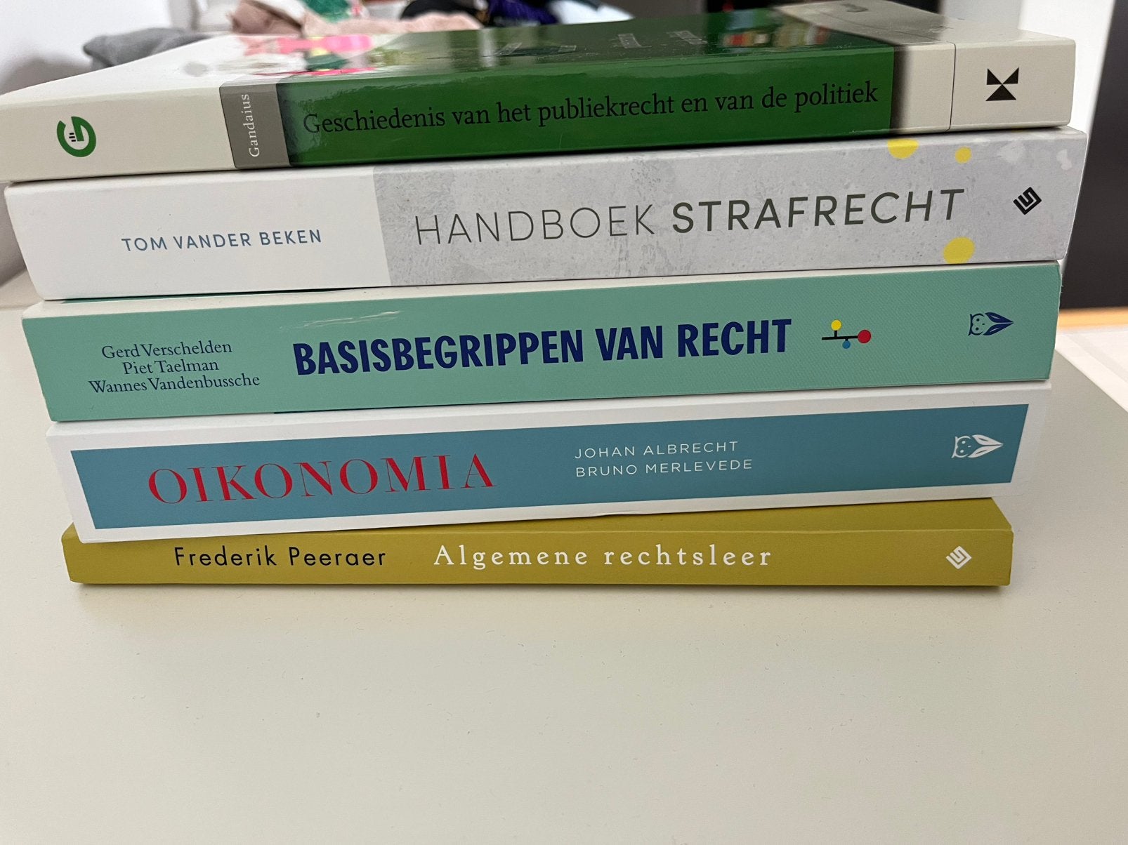 Leerboeken faculteit rechten 1e jaar UGent nieuwstaat, Enlèvement, Neuf