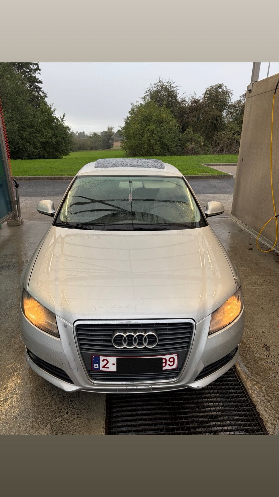 Echange audi a3 8p 1600tdi 2010 full option, Auto's, Euro 5, Zwart, 4 cilinders, 1600 cc