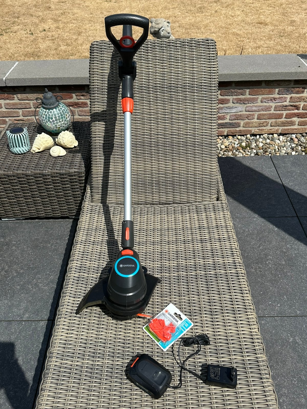 Gardena kantjestrimmer gazon, Ophalen, Gebruikt, Accu