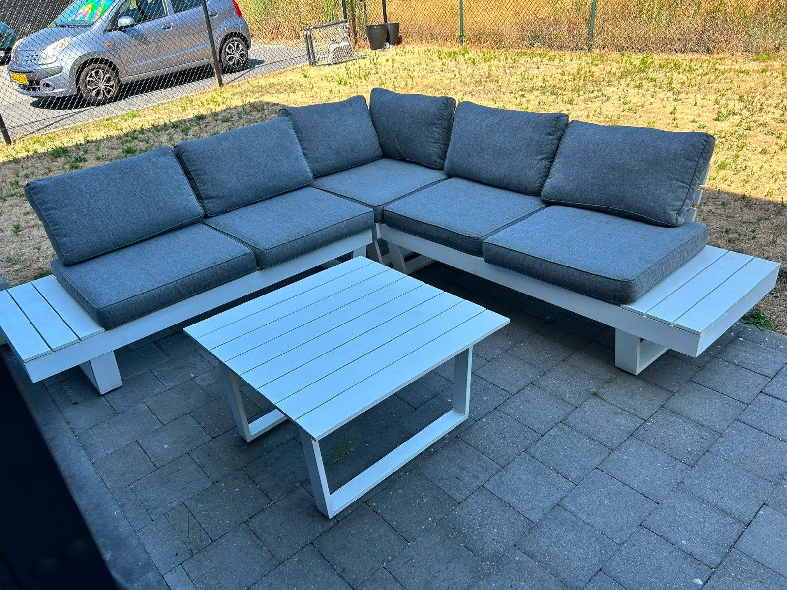 mooi lounge tuinset, Tuin en Terras, Ophalen, 5 zitplaatsen, Loungeset