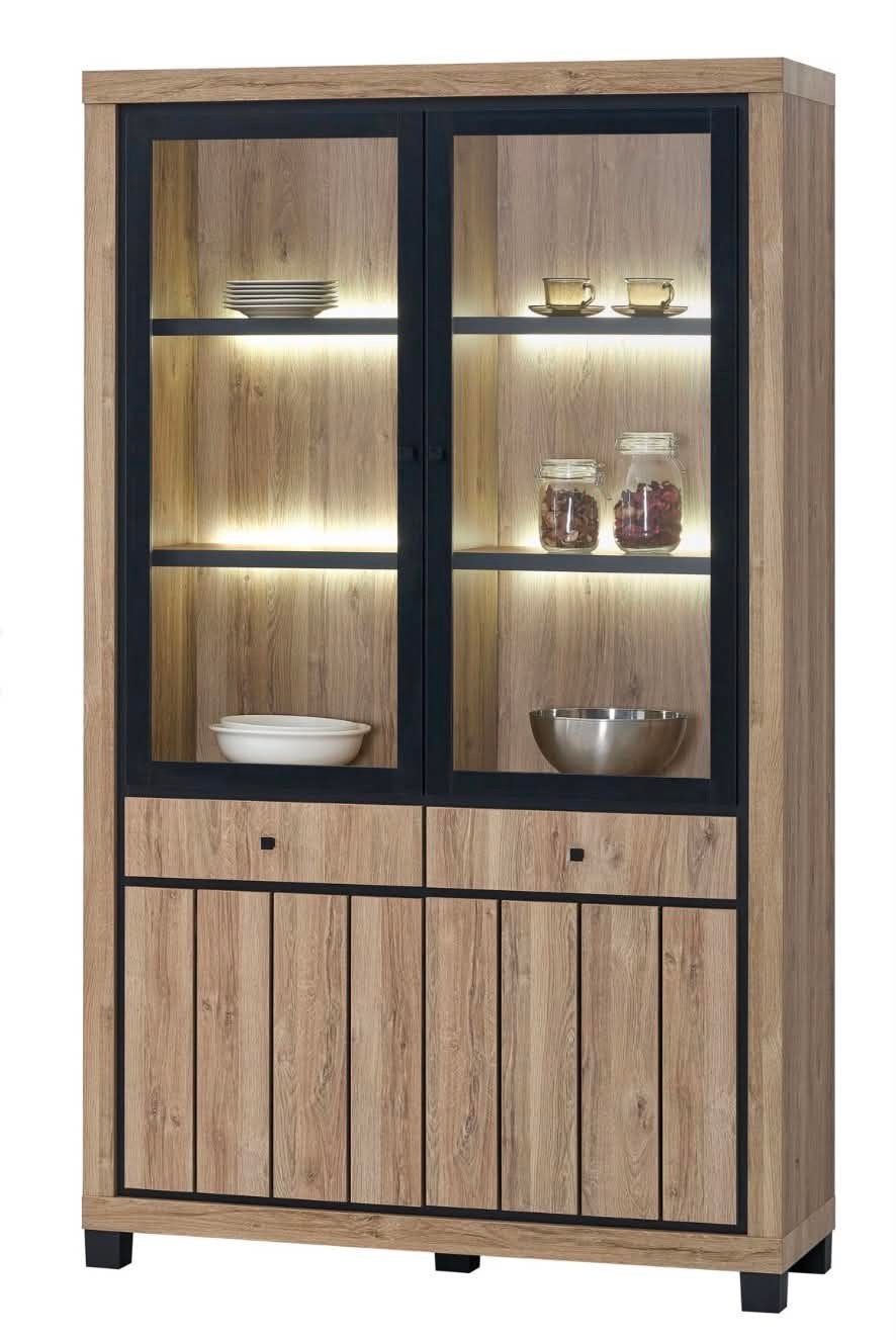 Prachtige Vitrinekast als nieuw., Huis en Inrichting, Ophalen, Zo goed als nieuw