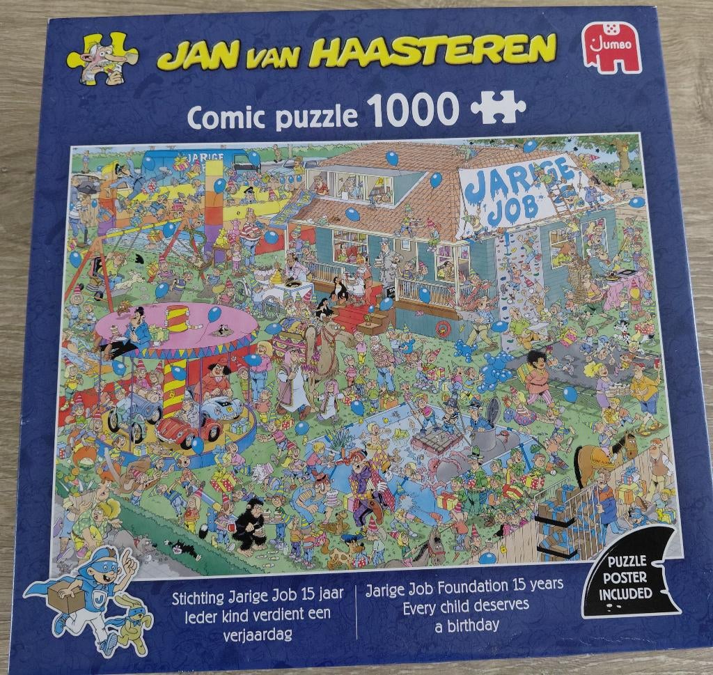 Puzzel Jan Van Haasteren  1000 stukjes, Ophalen, 500 t/m 1500 stukjes, Zo goed als nieuw, Legpuzzel