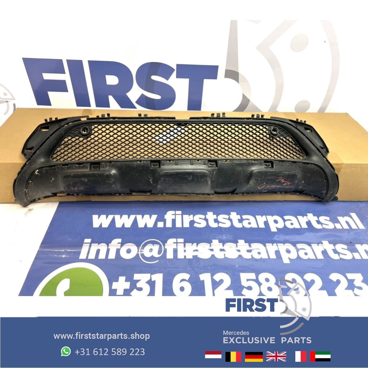 W156 X156 GLA KLASSE AMG BUMPER ROOSTER VOORBUMPER MIDDEN RO, Gebruikt, -, Ophalen of Verzenden, -