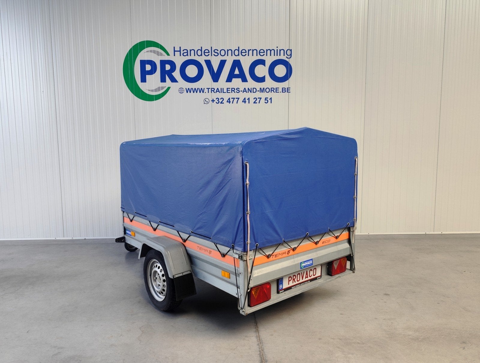 aanhangwagen 750kg — keuringsvrij — coc-attest — perfecte st, Ophalen